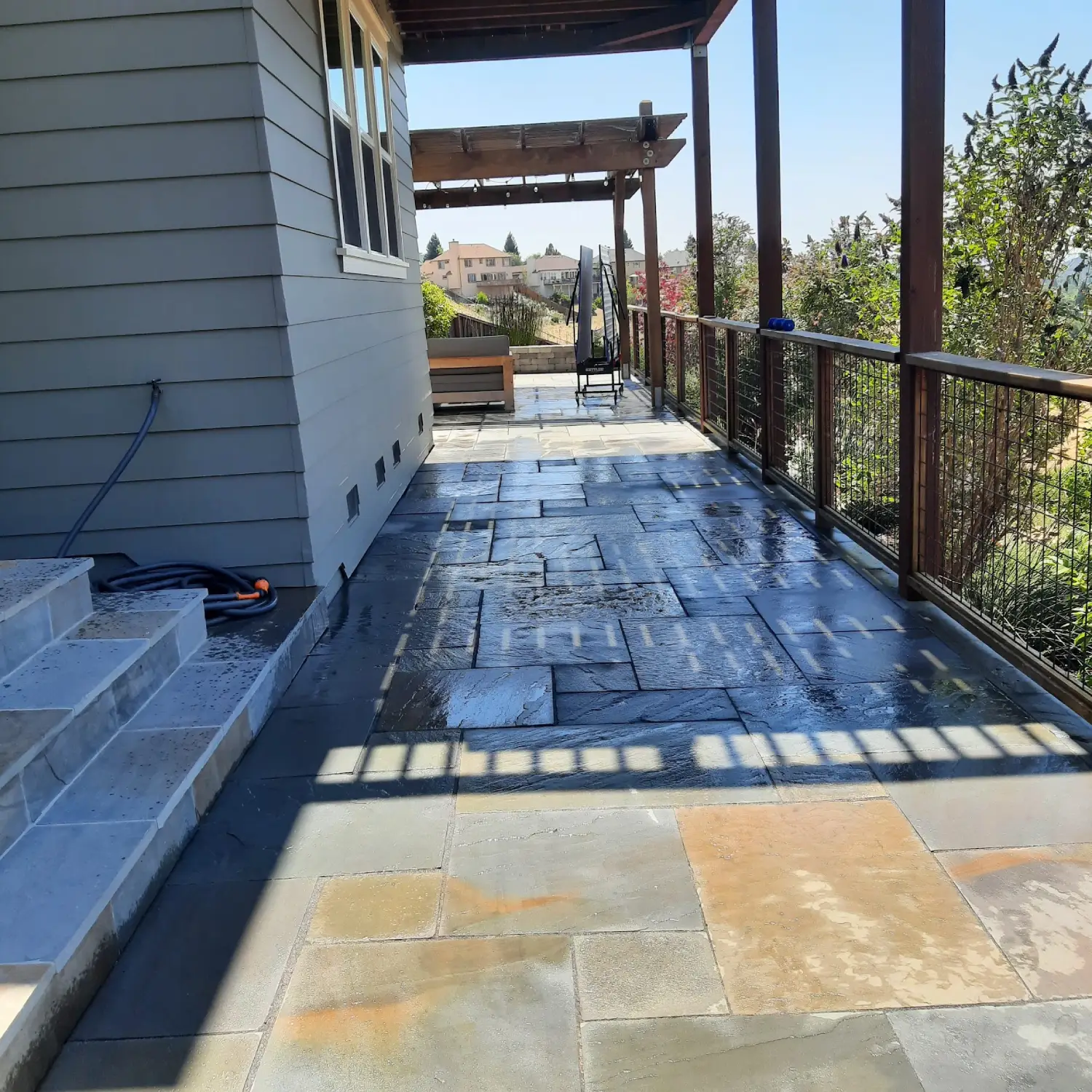 landscaping and hardscape project in Santa Rosa California